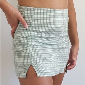Brandy Melville light green skirt